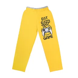 SWEET ANGEL Unisex Yellow Straight-Fit Track Pants-picture-23