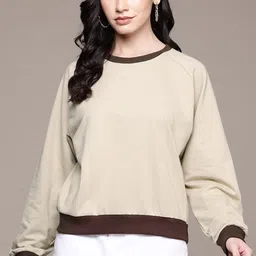 Roadster Women Raglan Sleeves Sweatshirt-image-58