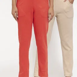 TAG 7 Women Pack of 2 Solid Leggings-picture-40