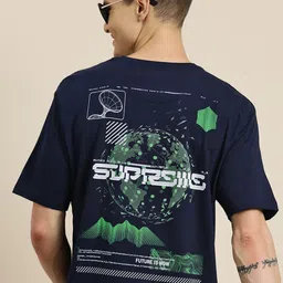 HERE&NOW Printed Pure Cotton T-shirt-picture-18