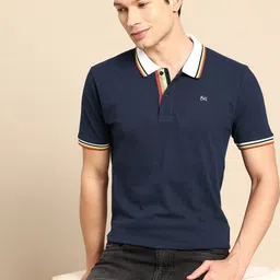 Being Human Polo Collar Pure Cotton T-shirt-picture-16
