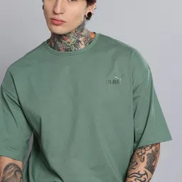 Puma ESS Elevated Drop-Shoulder Sleeves Pure Cotton Boxy T-shirt-picture-19