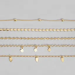 Accessorize Pack of 5 Delicate Bracelets image 1