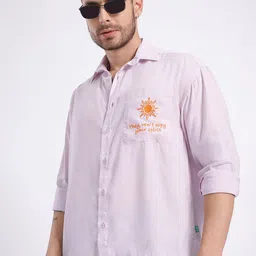 glitchez Soul Thread Embroidered Detail Shirt-image-29