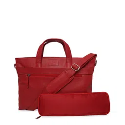 Kara Red Solid Leather Handheld Bag-picture-22
