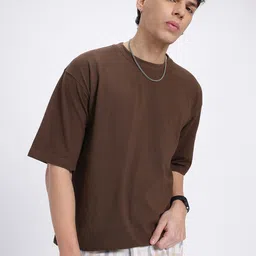 glitchez Laidback Luxe Drop-Shoulder Sleeves Oversized T-shirt-picture-22