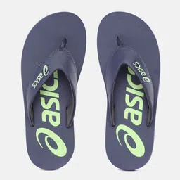 ASICS Unisex Brand Logo Print Zorian BM Thong Flip-Flops-picture-42