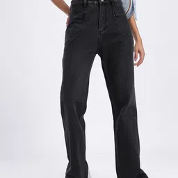 glitchez Women Mid-Rise Light Fade Bootcut Fit Jeans-image-34