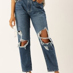 FOREVER 21 Highly Distressed Pure Cotton Jeans-picture-32