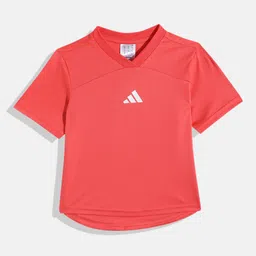 ADIDAS Boys V-Neck Panelled T-shirt-picture-40