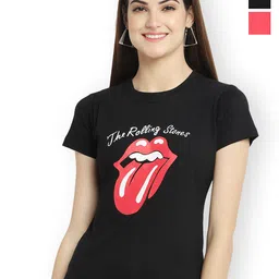 Fabflee Women Multicoloured 3 Printed T-shirt-picture-12