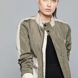 HRX By Hrithik Roshan Outdoor Women Sponge Rapid-Dry Colourblock Jacket-picture-16