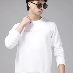 Park Avenue Brand Logo Print Slim Fit Sweatshirt-image-50