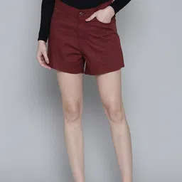 Levis Women Loose Fit High-Rise Denim Shorts-image-67