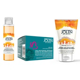 Jolen New York Recoup Oil-Control Face Wash 100ml + Scrub 100ml + Moisturizing Cream 50g-picture-15