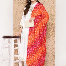 Khushal K Women Yoke Design Empire Kurta with Palazzos & With Dupatta-picture-38