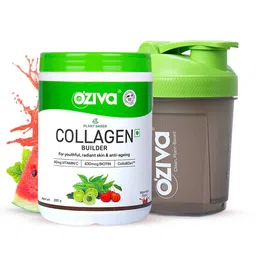 OZiva Plant Based Collagen Builder with Shaker 200g - Watermelon Flavour-picture-37