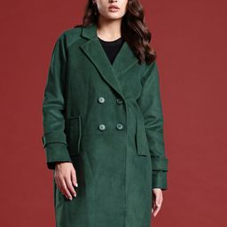 all about you Women Double-Breasted Longline Overcoat-picture-30