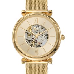 Fossil Women Carlie Skeleton Automatic Analogue Watch ME3250-picture-24