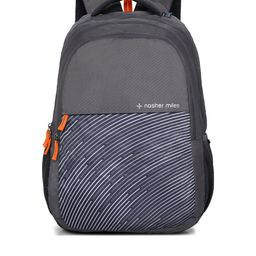 Nasher Miles Unisex Striped Water Resistant Backpack-picture-0