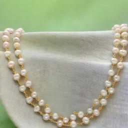 Sri Jagdamba Pearls Dealer Lolita 2 Lines Pearl Necklace-picture-51