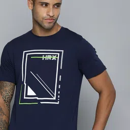 HRX by Hrithik Roshan Men Brand Logo Printed T-shirt-picture-35