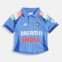 ADIDAS Kids Aeroready India Cricket One Day International 2025 Jersey-image-71