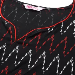 mokshi Women Chevron Printed Kurta image 4