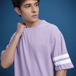 The Roadster Life Co. Pure Cotton Drop-Shoulder Sleeves T-shirt image 3