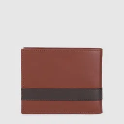 Indian Terrain Men Brown Solid Leather Two Fold Wallet image 4
