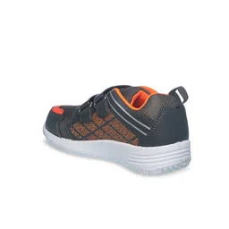 Khadims Boys Grey & Orange Printed Sneakers image 3