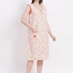 Breezly Pack Of 2 Printed Pure Cotton Nightdress image 2