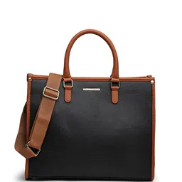 French Connection Women Solid Structured Tote Bag image 4