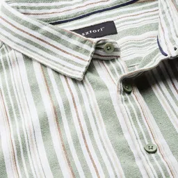 Sztori Men Plus Size Striped Casual Shirt image 2