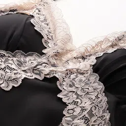 Ms.Lingies Satin Laced Night Suit image 2