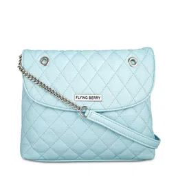 FLYING BERRY Grey Quilted Sling Bag image 3