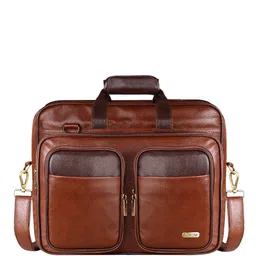 LOREM Men Textured Laptop Bag image 2