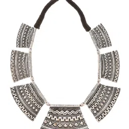bamboo tree jewels Bamboo Tree Silver-Toned Handcrafted Necklace image 2
