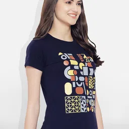 Fabflee Pack of 2 Graphic Printed Cotton T-shirts image 3