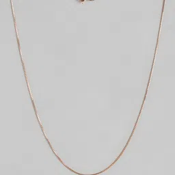 Zavya 925 Sterling Silver Rose Gold-Plated Chain image 2