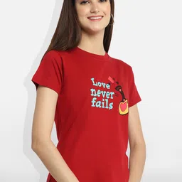 Fabflee Pack of 2 Typography Printed T-Shirt image 2