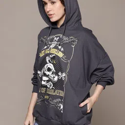 The Roadster Lifestyle Co. Printed Longline Sweatshirt image 5