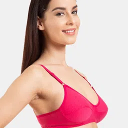 KOMLI Pack Of 3 Solid Non-Wired Non Padded Everyday Bra K-9116-CRL-PK-DPK-30B image 4