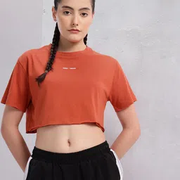 HRX by Hrithik Roshan Printed Raw Edge Training T-shirt image 2