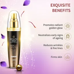 AYOUTHVEDA Gold Sparkling Gold Day Face Moisturiser Cream 50g image 2