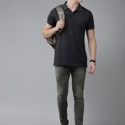 SPYKAR Men Slim Fit Low-Rise Heavy Fade Stretchable Jeans image 3