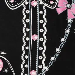 TINY HUG Kids Black Printed Rompers image 3