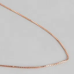Zavya 925 Sterling Silver Rose Gold-Plated Chain image 5