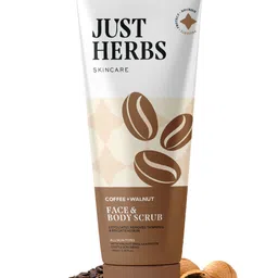 Just Herbs Coffee & Walnut Face & Body Scrub 100 gm-image-62