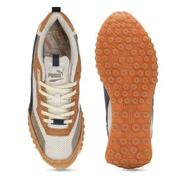 Puma Palermo Blktop Rider Preppy Unisex Colorblock Lace Ups Round Toe Sneakers image 4